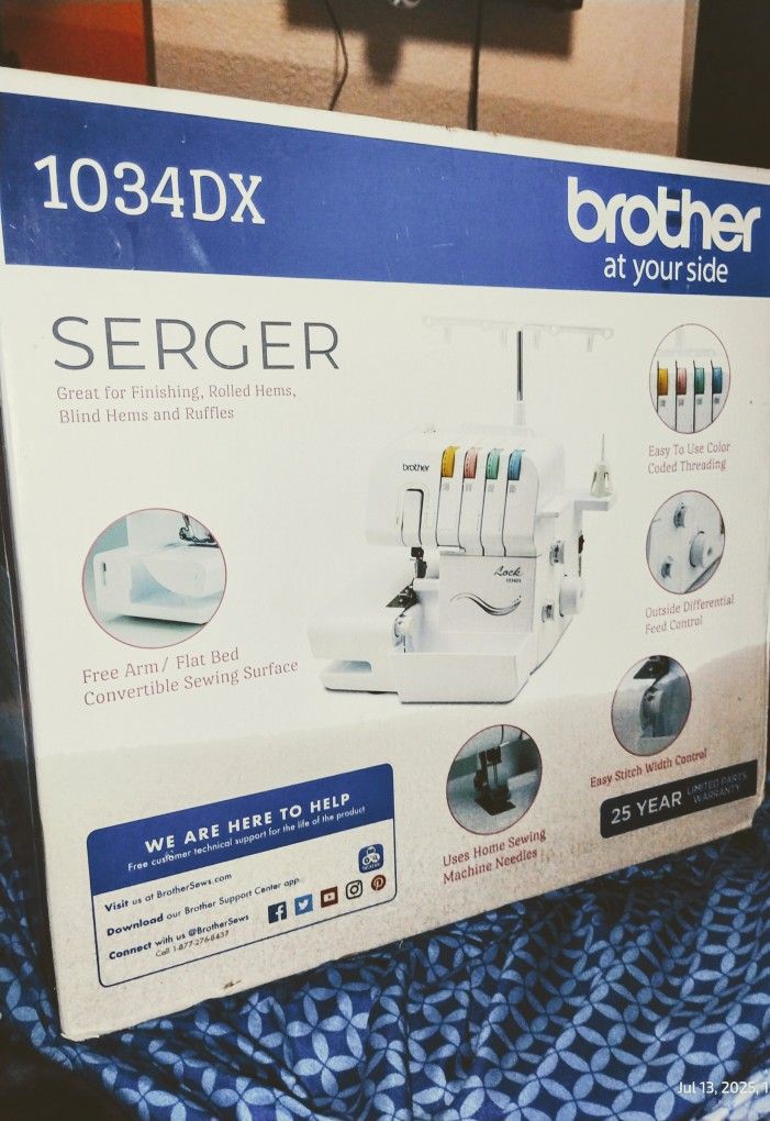 Brand New sewing Serger Made By Brother