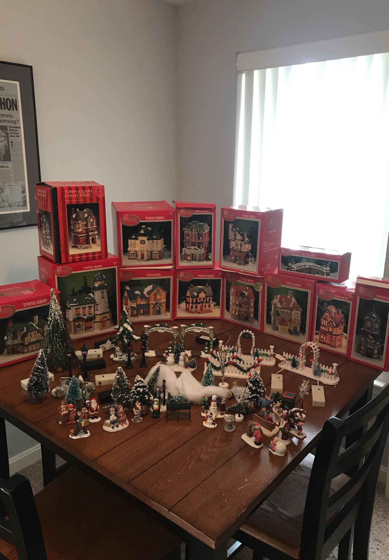 Christmas Dickens Collectibles - 13 Houses & Others