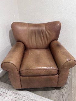 Leather armchair