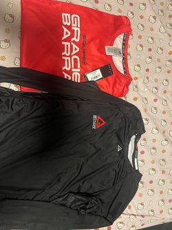 Gracie barra training shirt and rash guard