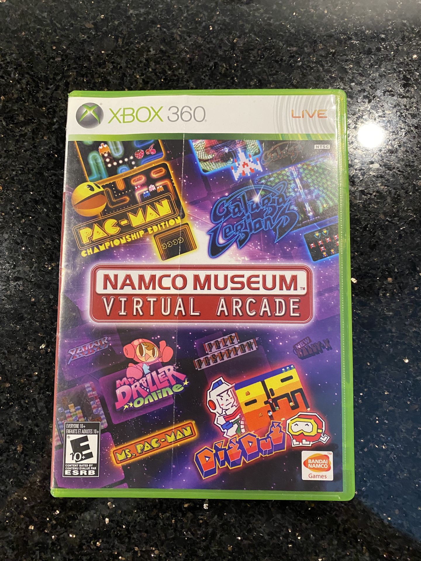 Vintage Namco Museum Virtual Arcade Games for Xbox 360