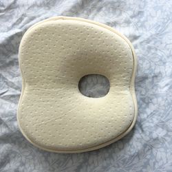 Premium Unisex Memory Foam Portable Baby Pillow Hypoallergenic Prevent Flat Head Neck Support for Infant Sleeping Soft and Cozy Breathable for Bebe Tr