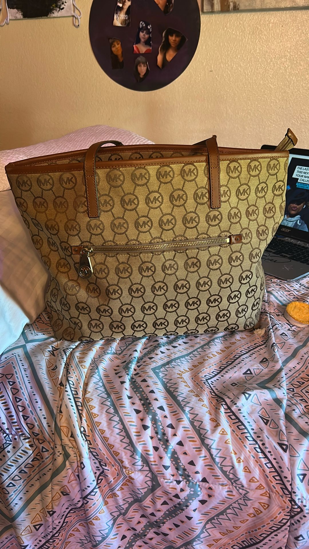 Michael Kors Monogram Tote Bag