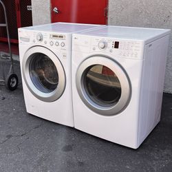 LG Washer And Dryer Set Gas
