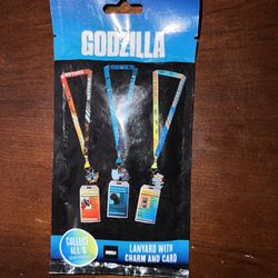 Godzilla Mystery Lanyard with Charm Blind Pack