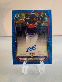 2026 Bowman Chrome - Elian Rosario #CPA-ER Blue RayWave Refractor Auto /150 (Z)
