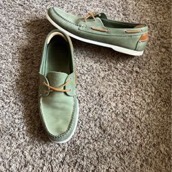 Allen edmonds Boat Shoes In Horween Green