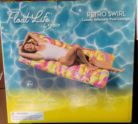 Retro Swirl Premium Pool Float Lounger $12 (One Available)