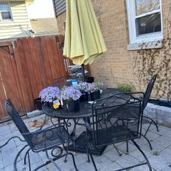 Table And Rocking Chairs