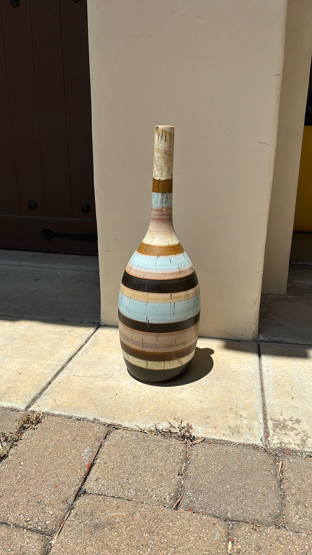 Ceramic vase.