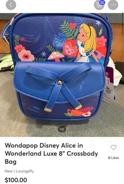 BNWT Wondapop Alice in wonderland cross body in blue