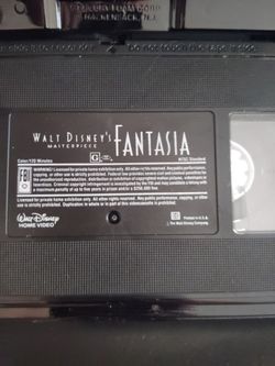 Disney Fantasia Original VHS