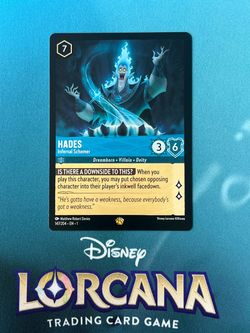 Disney Lorcana TCG (Hades - Infernal Schemer, Legendary) Make an Offer!