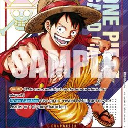 Monkey D. Luffy 3rd Anniversary! Treasure Campaign Pack Serial (ST21-014 SR)