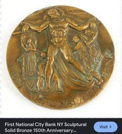 Bronze First National Bank Of New York