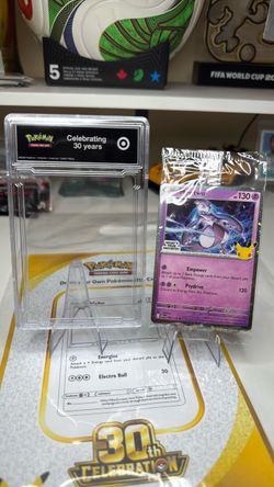 Target Mewtwo Pokemon Promo Family Event 30th Anniversary (Sealed) W/ Slab