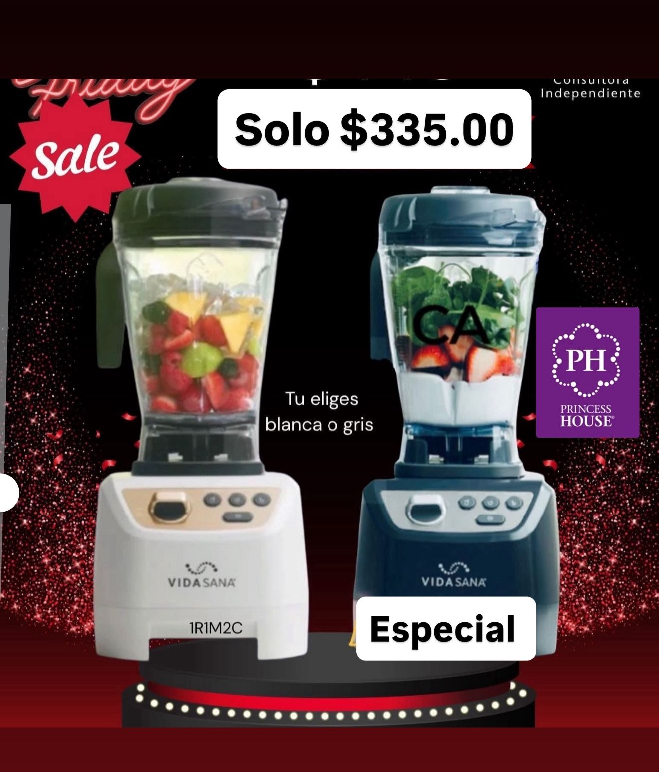 $335.00 Especial Escoje El Color Que Te Guste Licuadora Alta Potencia Muele Y Remuele Semillas Chiles No Nesecitas Colar Princess House Ventas Fin