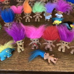 Vintage Trolls Different Sizes Some Are Russ Brand 
