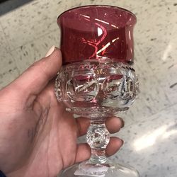 Vintage Tiffin Francisco Kings Crown Wine/water Goblets