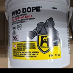 48 PCS Bulk Hercules Pro Dope 15433 Thread Sealant, 6 lb Pail 