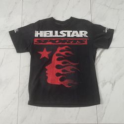 Hellstar Family Tee – Red / Black / White (Size Small)