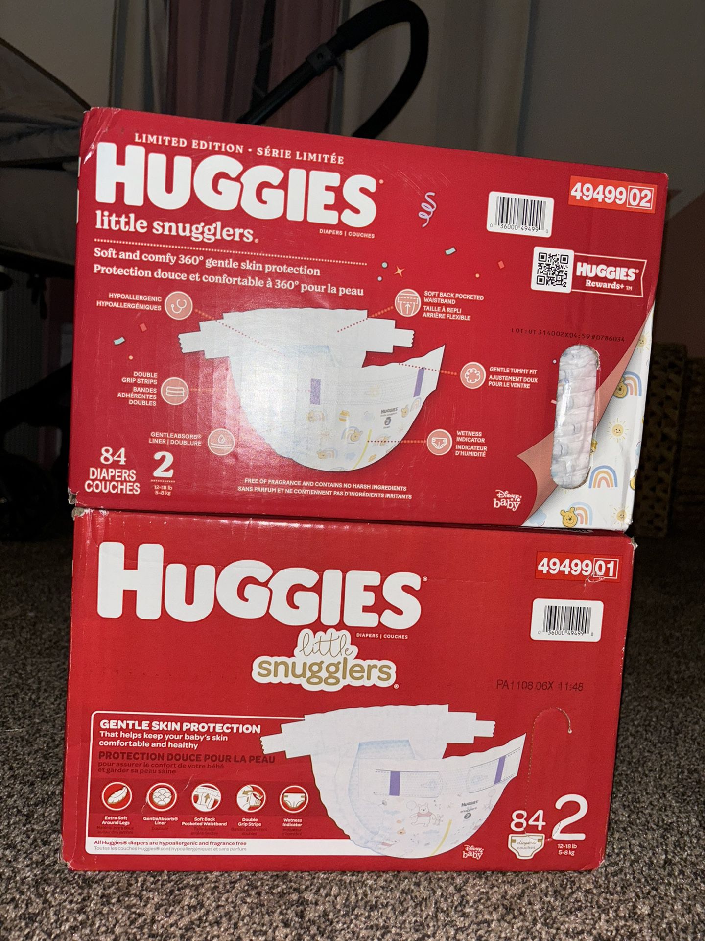 Huggies Diaper Size 2 $40 For Both 