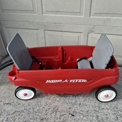 Radio Flyer Double Seater Wagon