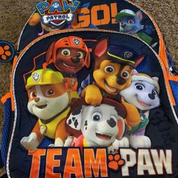Paw patrol backpack for boys