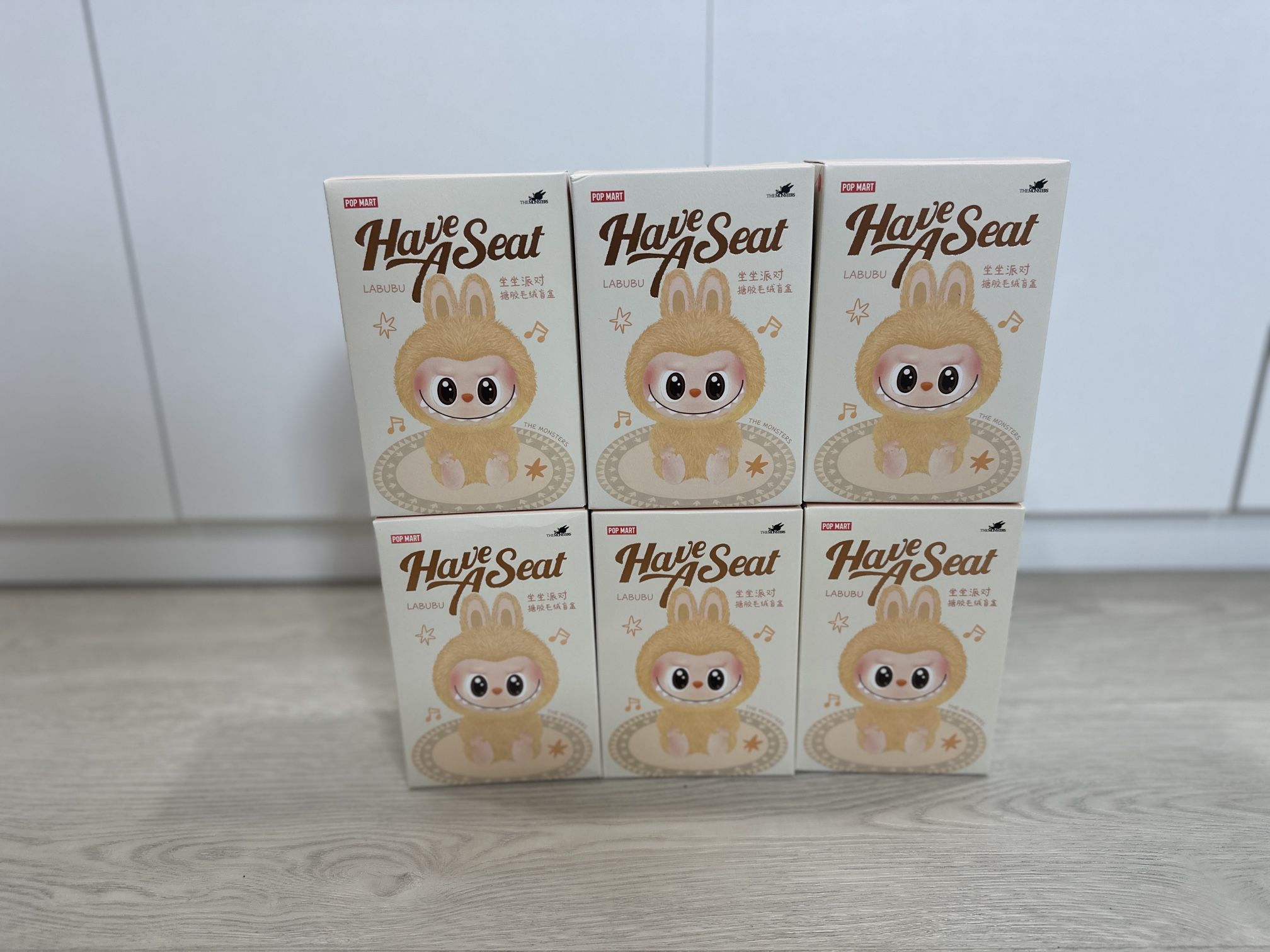 Labubu Have a Seat Brand New Sealed Set of 6