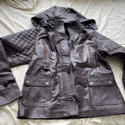 Brown leather Lady’s Jacket