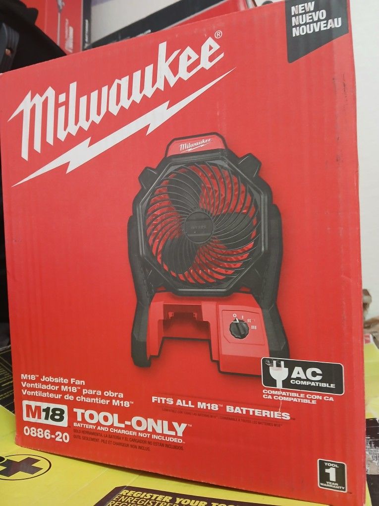 Milwaukee New Fan 18M