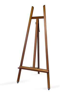 Wooden Art Display Easel w/ wheels