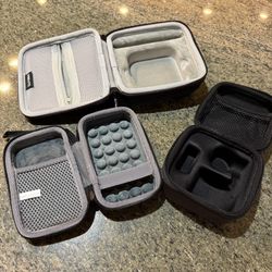 (3) Hard Shell Tech Travel Cases – Camera / Electronics – OBSBOT Zipper Molded