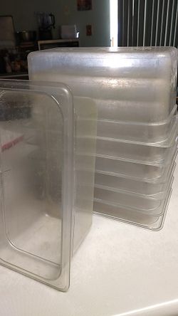 Cambro inserts.