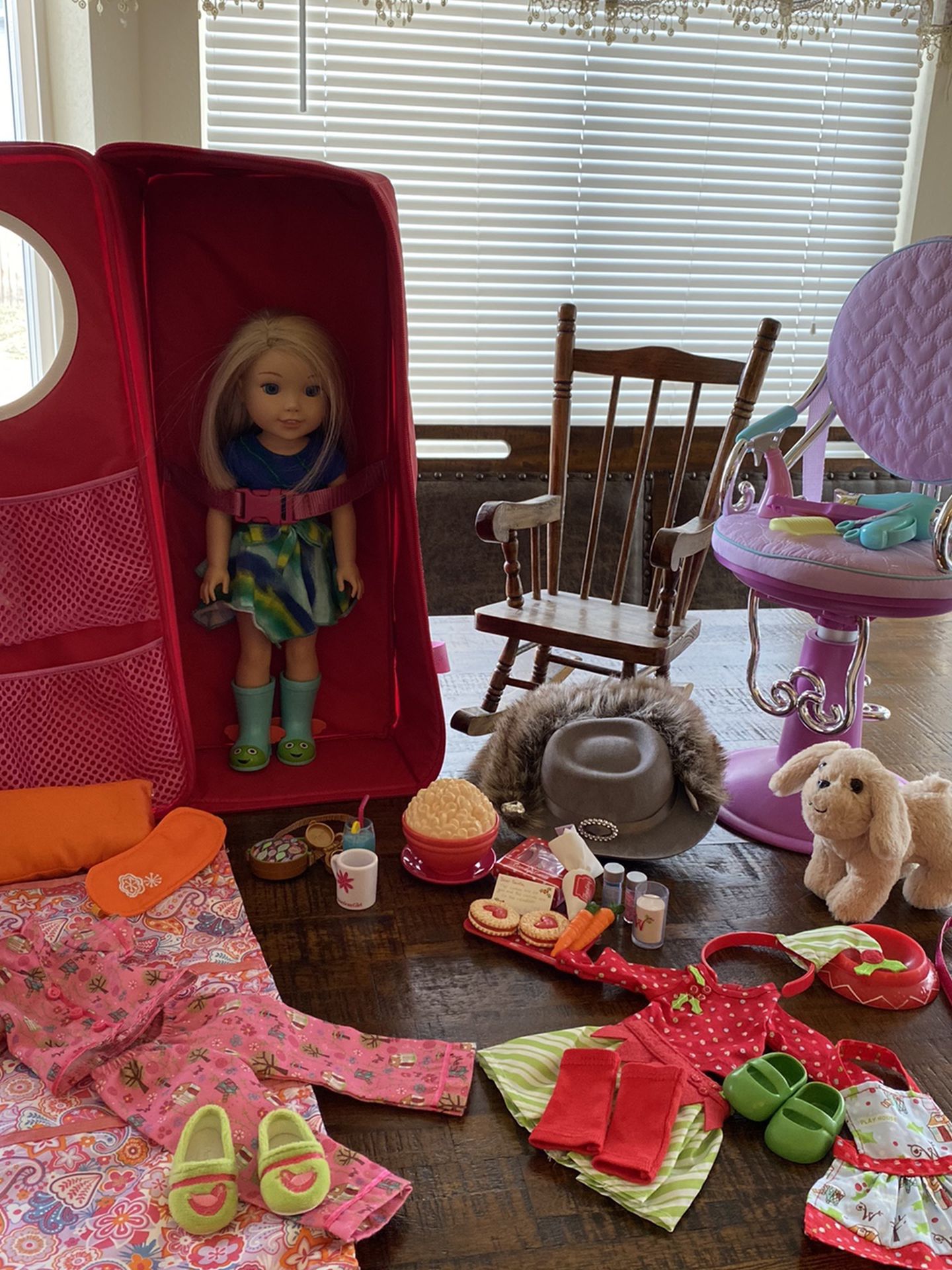 American Girl Doll And Accessories Lot