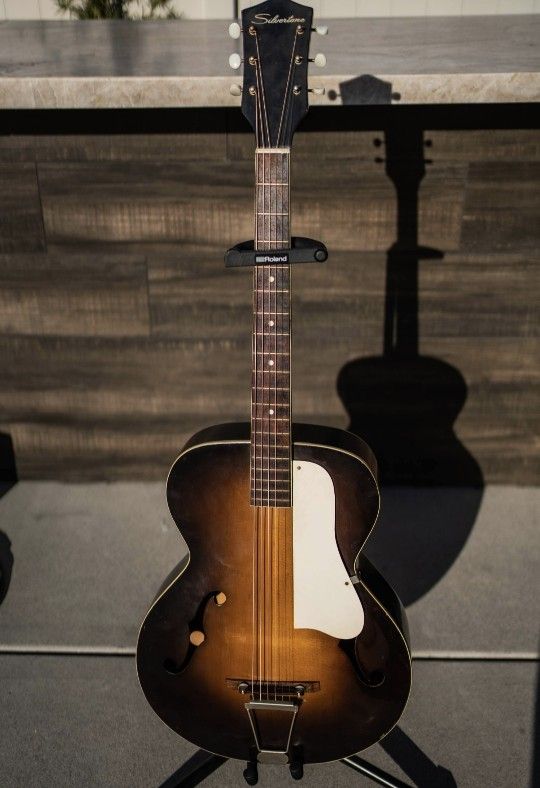 1960's Vintage Silvertone 619 Archtop Acoustic