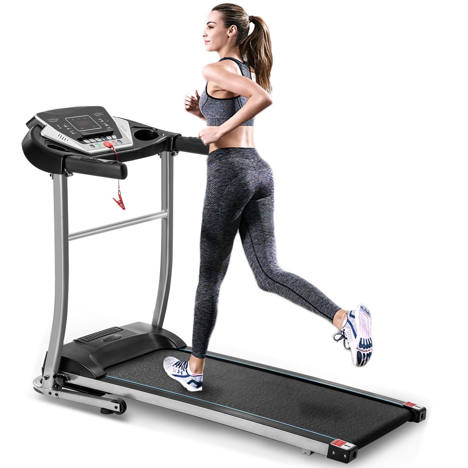 Folding Treadmill Electric Motorized Power Running Jogging Fitness Machine (FINANCE AVAILABLE)