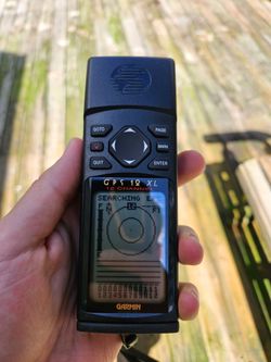 Garmin GPS 12XL Vintage Handheld GPS w/ Box & Accessories