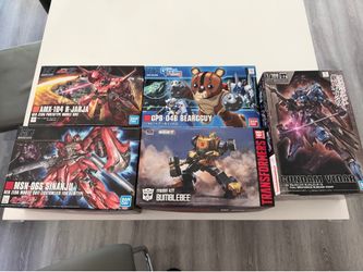 HG Gundam model Sinanju Jarja Beargguy Bumblebee Vidal