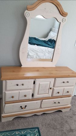 Solid wood dresser