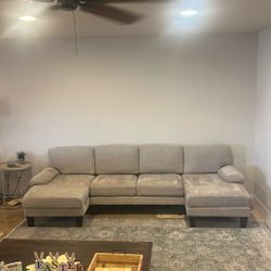 Double Chaise Sectional Couch $200 