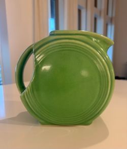 Vintage Fiesta Look Alike Pitcher Green