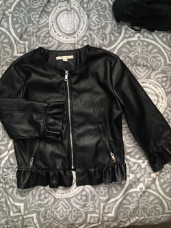 Faux leather jacket