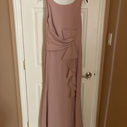 Dusty Rose Maxi Gown
