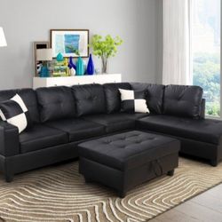 Sectional And Ottoman 