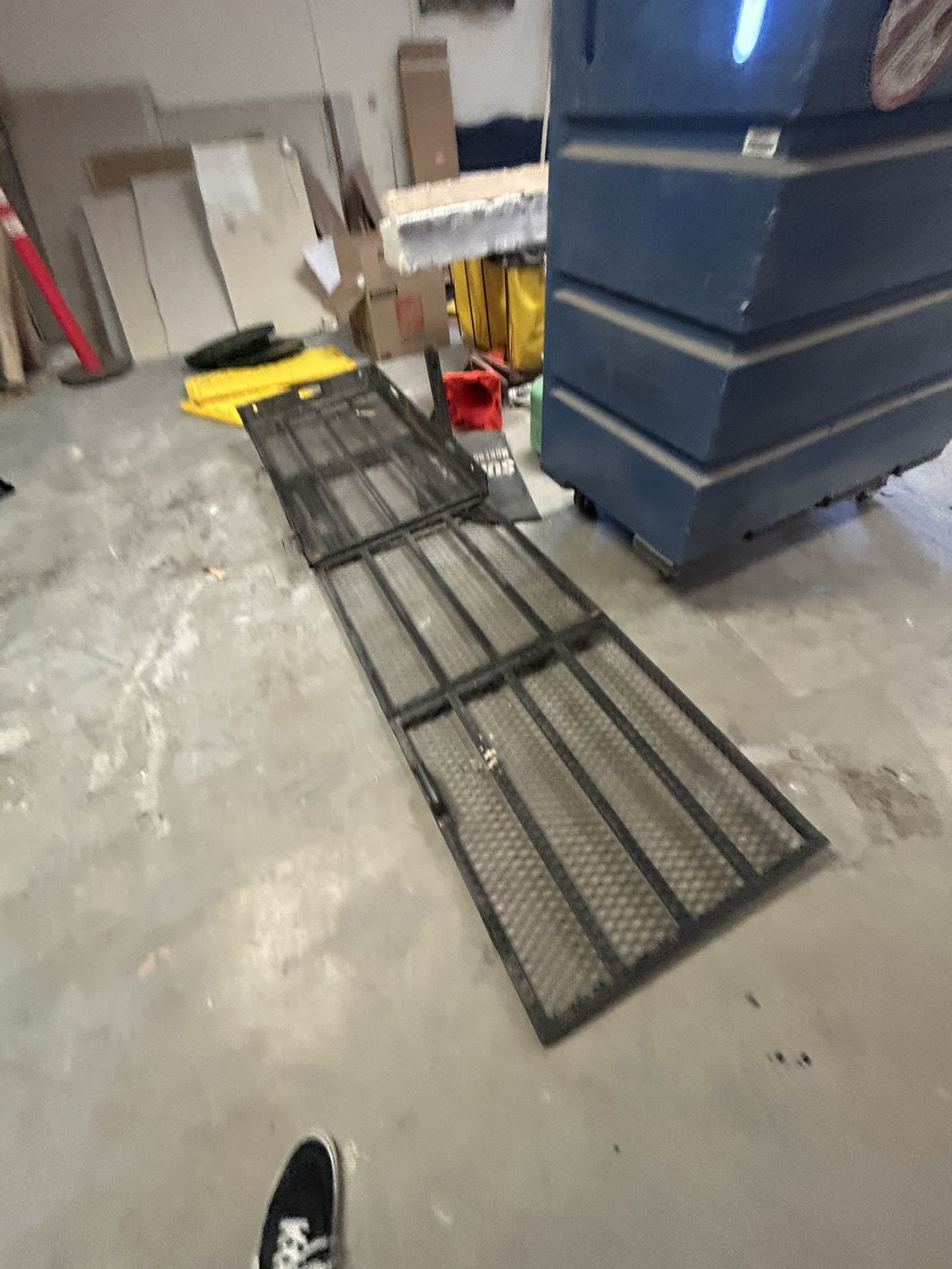 Steel Solo Cargo Carrier and Folding Ramp for 2" Hitches