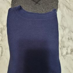 2 Boys Thermal Tops Size 8