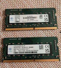 Nanya 8GB DDR4 3200MHz SO-DIMM RAM (x2) ***Free of any issues***