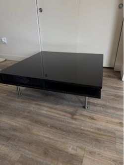 Black coffee table