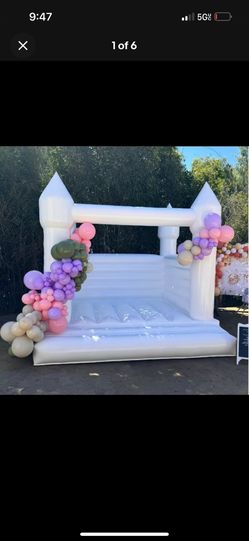 Inflatable White Castle Jumper